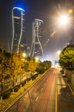 杭州来福士广场夜景