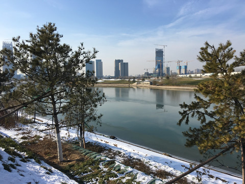 北京城市副中心冬景