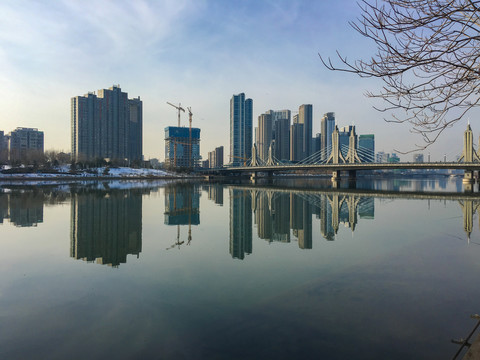 北京城市副中心冬景