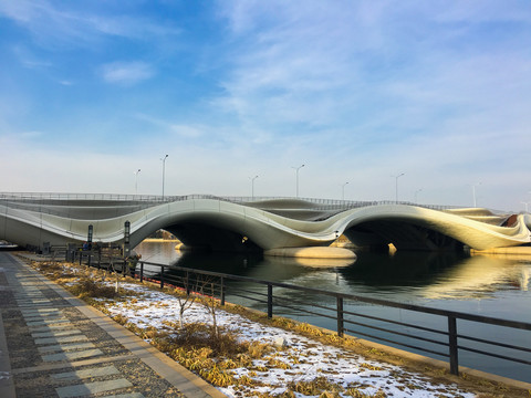 北京城市副中心冬景