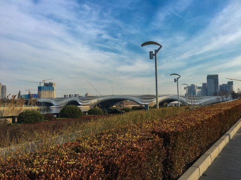 北京城市副中心冬景