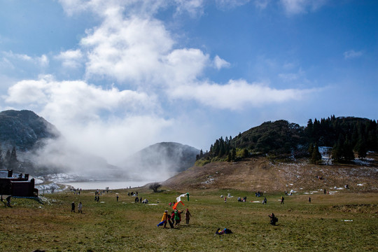 冬至到金佛山观海