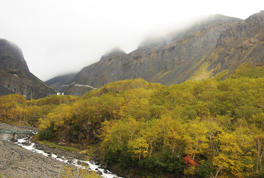 长白山秋景