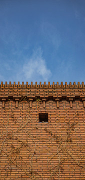 北京红砖美术馆外墙