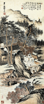 蕭愻杖履訪友