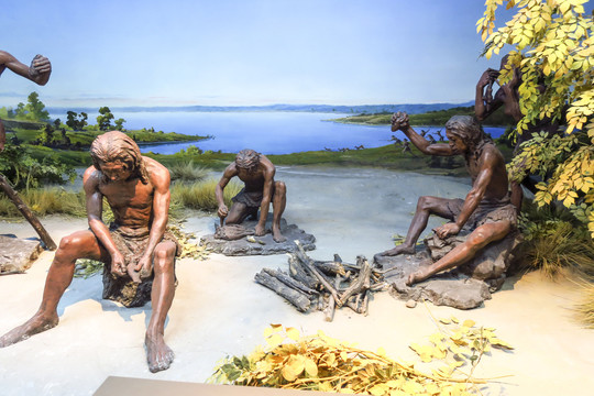 石器时代原始人生活场景