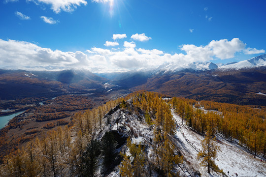 新疆雪山风光