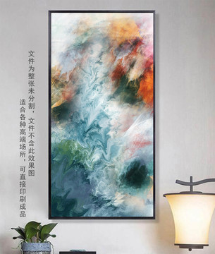 抽象油畫