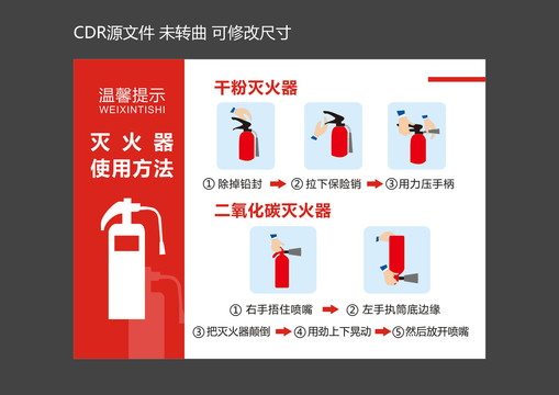 灭火器使用说明