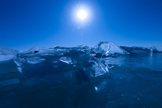 冰湖风光