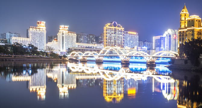 福州解放大桥夜景