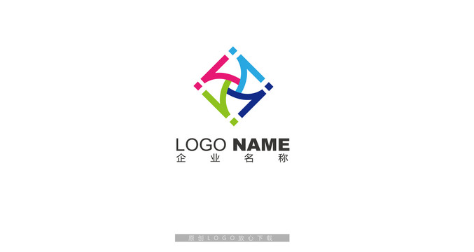 IT字母人才logo設(shè)計