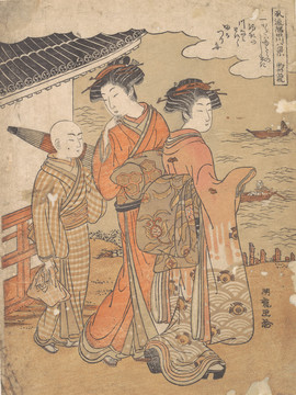 礒田湖龍齋乘船返回駒形