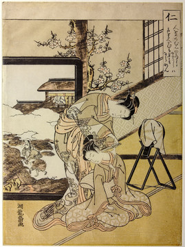 礒田湖龍齋女孩刮她妹妹的頭發(fā)