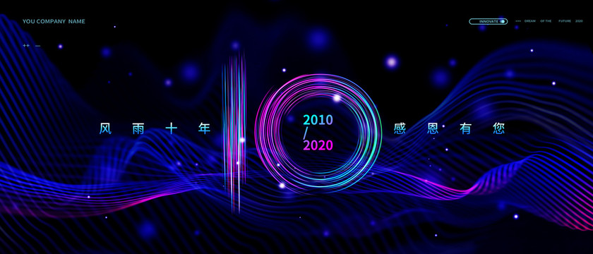10周年活動主視覺KV