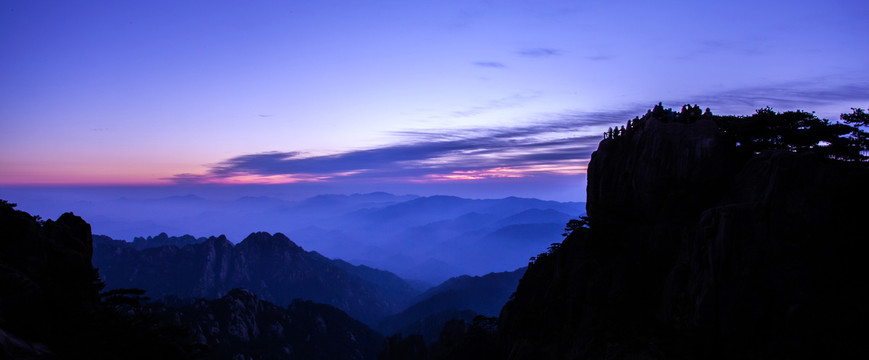 山顶看日出