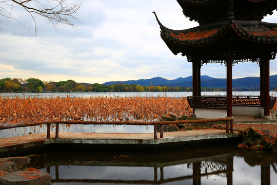 杭州西湖秋景