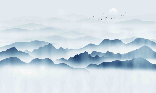 新中式山水