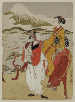 鈴木春信納里希拉東方之旅的模仿