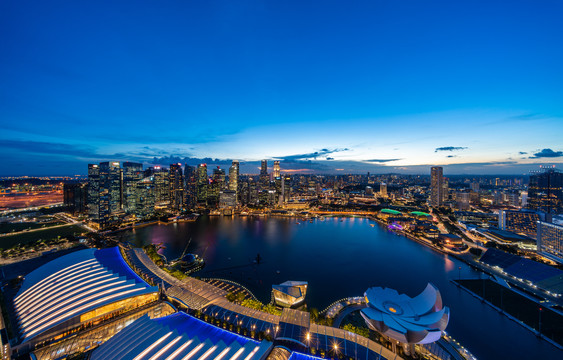 新加坡城市夜景