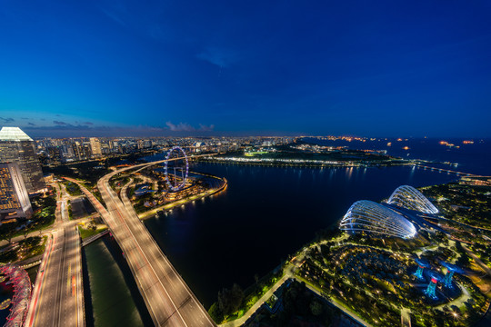 新加坡城市夜景