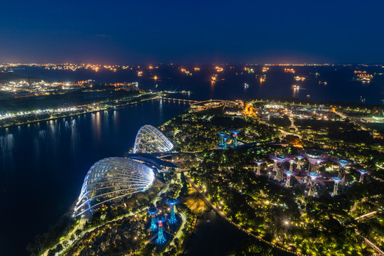 新加坡城市夜景