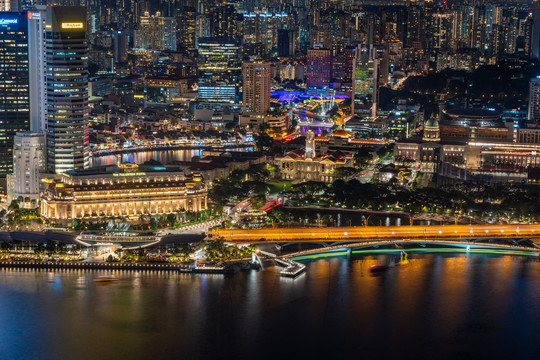 新加坡城市夜景