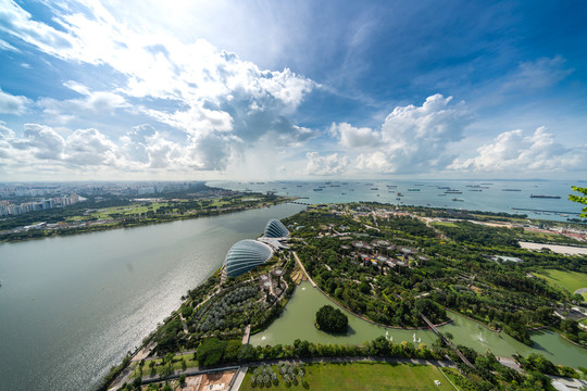 新加坡滨海湾花园景观