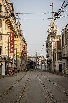 老上海建筑街景