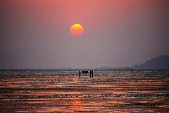 太湖夕阳