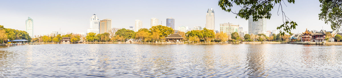 宁波月湖公园全景