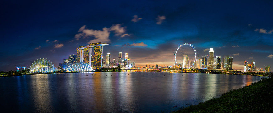 新加坡城市夜景