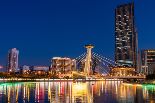 天津城市夜景