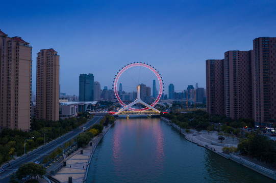 天津城市夜景