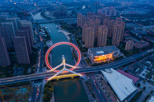 天津城市夜景