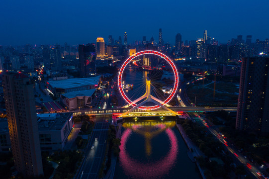 天津城市夜景