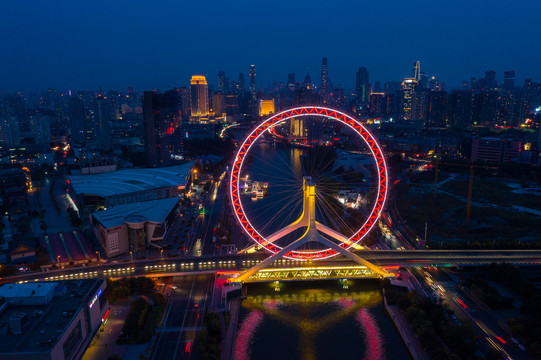 天津城市夜景