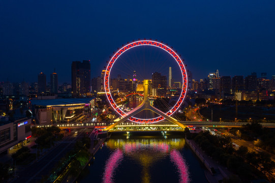 天津城市夜景