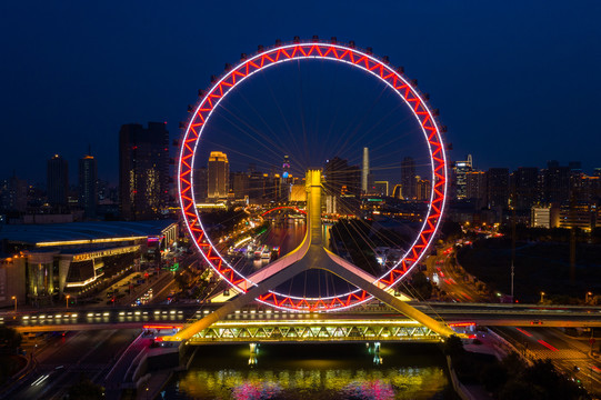 天津城市夜景