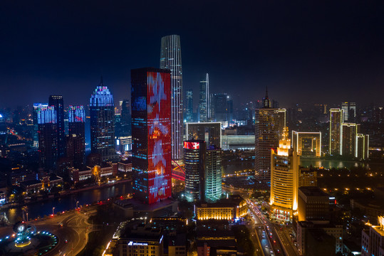 天津城市夜景