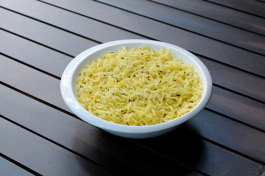 长粒米饭