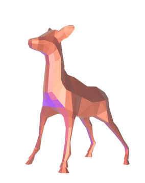 黃銅小鹿強(qiáng)壯獵狗