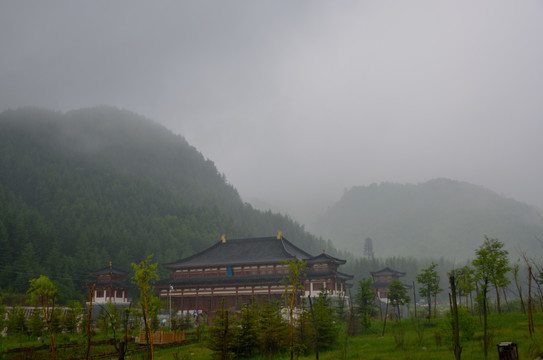 烟雨渭河源