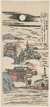鈴木春信秋天月亮