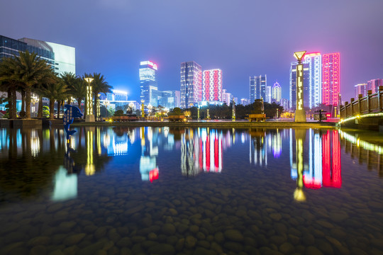 柳州市政广场夜景