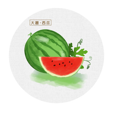 手繪西瓜