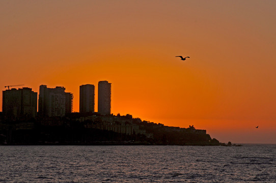 夕阳日落