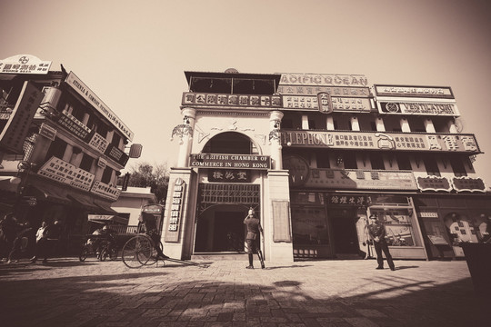 老香港街景