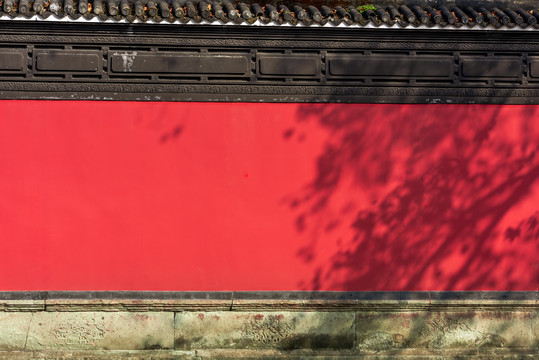 中式传统红墙