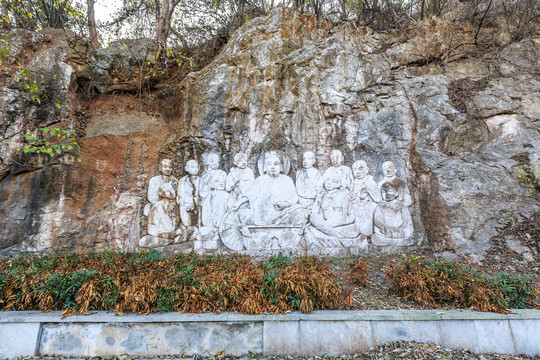 南京长江观音景区石刻